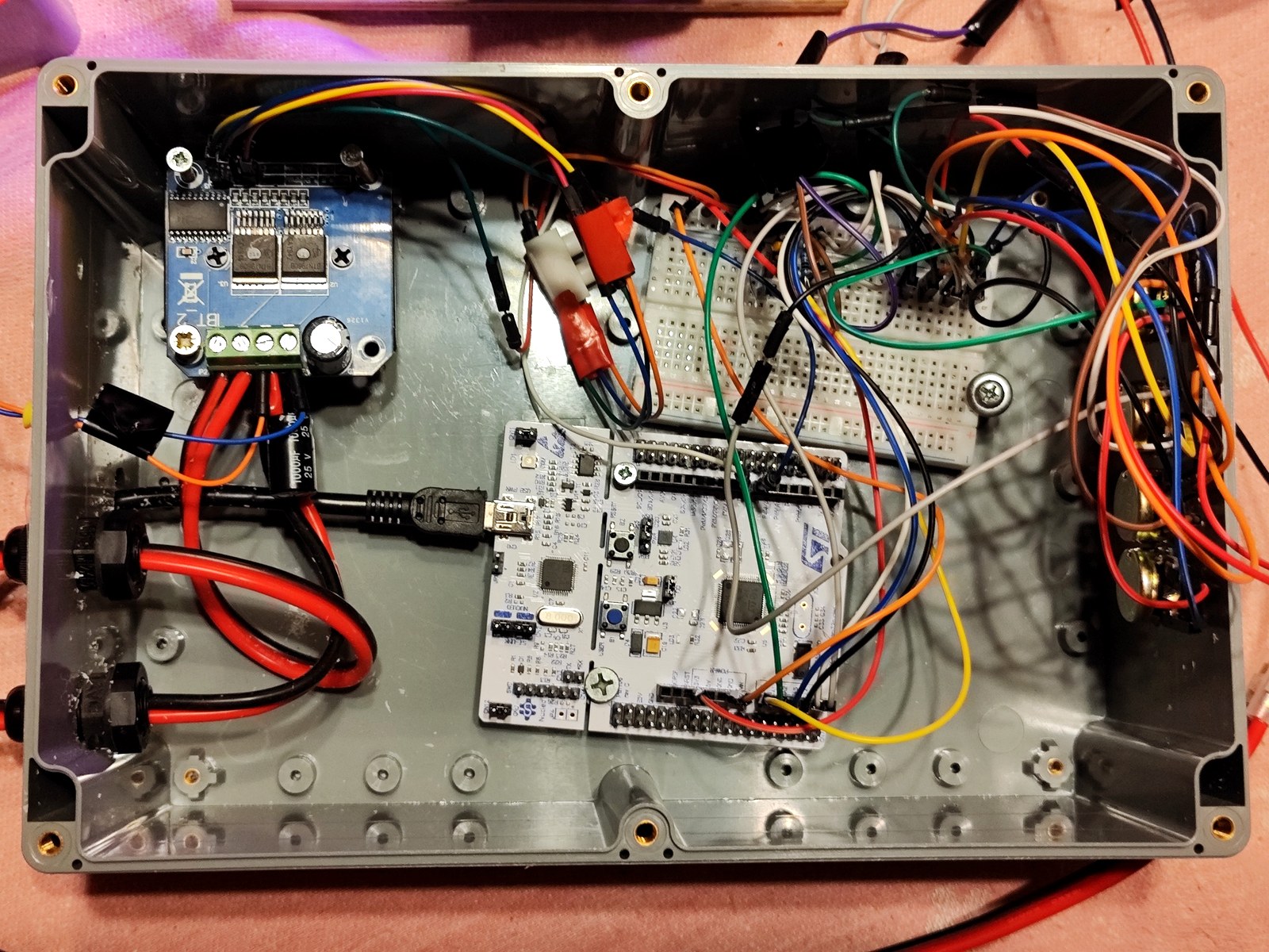 STM32 controller and Peltier power electronics