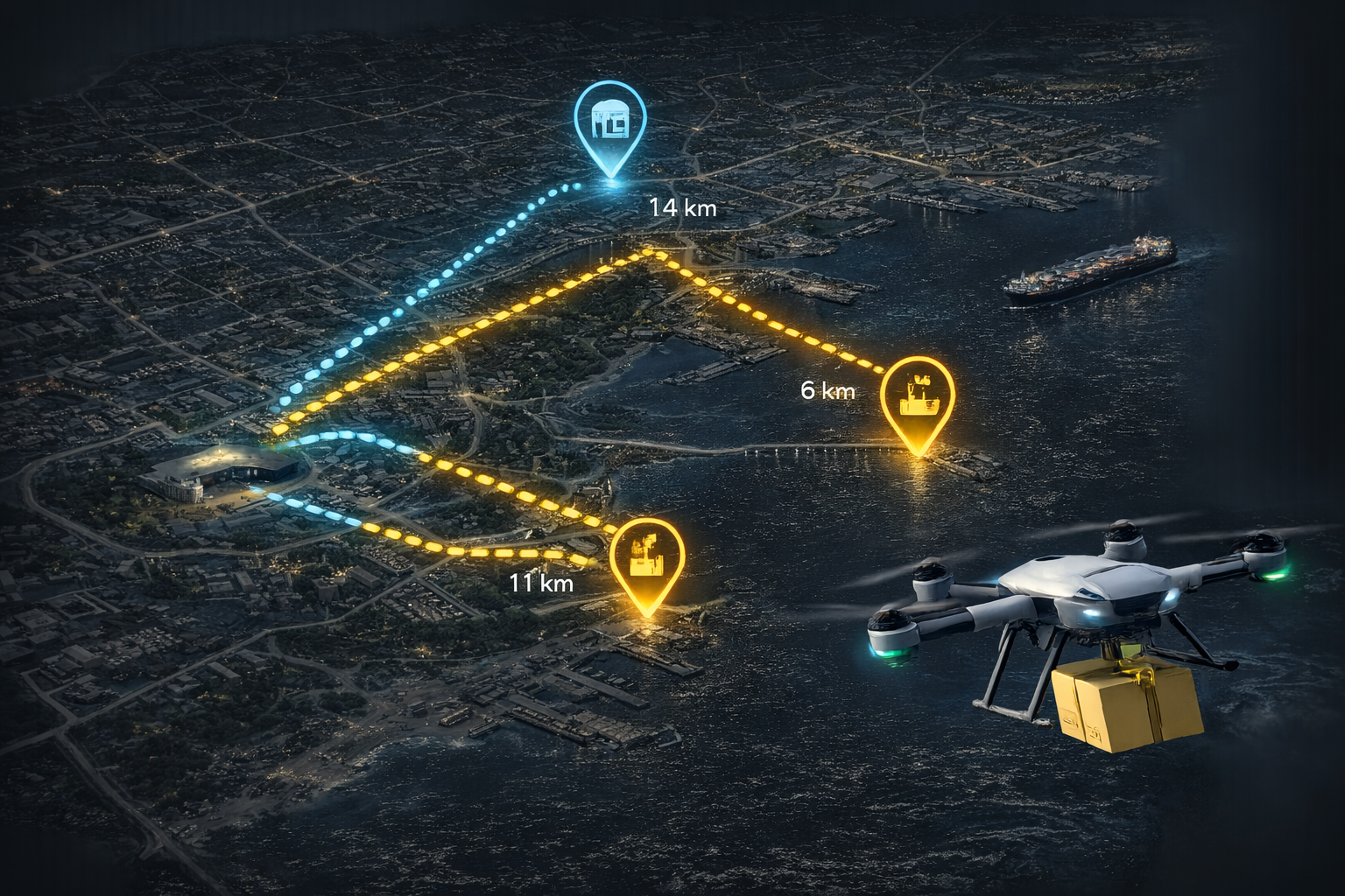 UAV delivery optimization preview